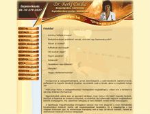 Tablet Screenshot of kolonhidroterapia.hu